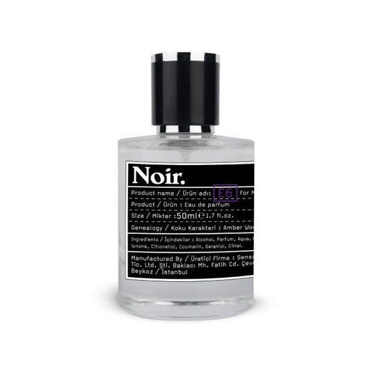 NOIR PERFUME 50 ML E6 BOXED