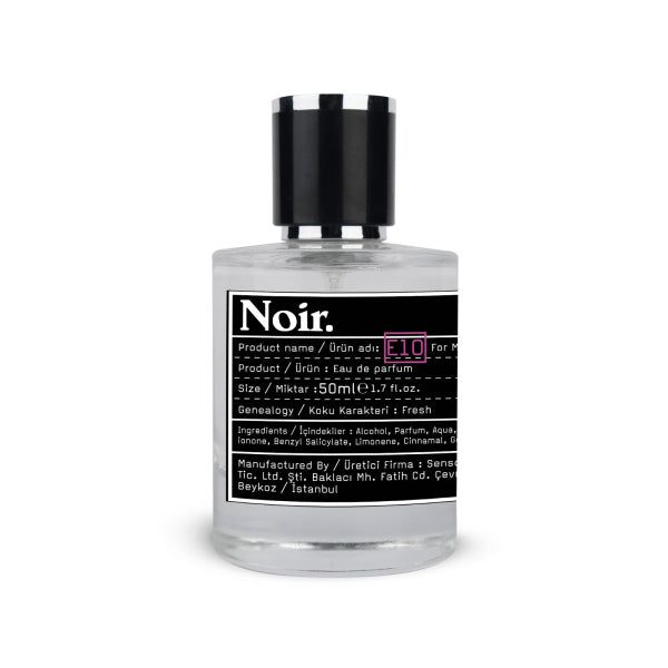 NOIR PERFUME 50 ML E10 BOXED