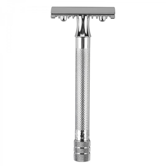 Merkur 25C Open Comb Säkerhetshyvel (Safety Razor) Långt handtag