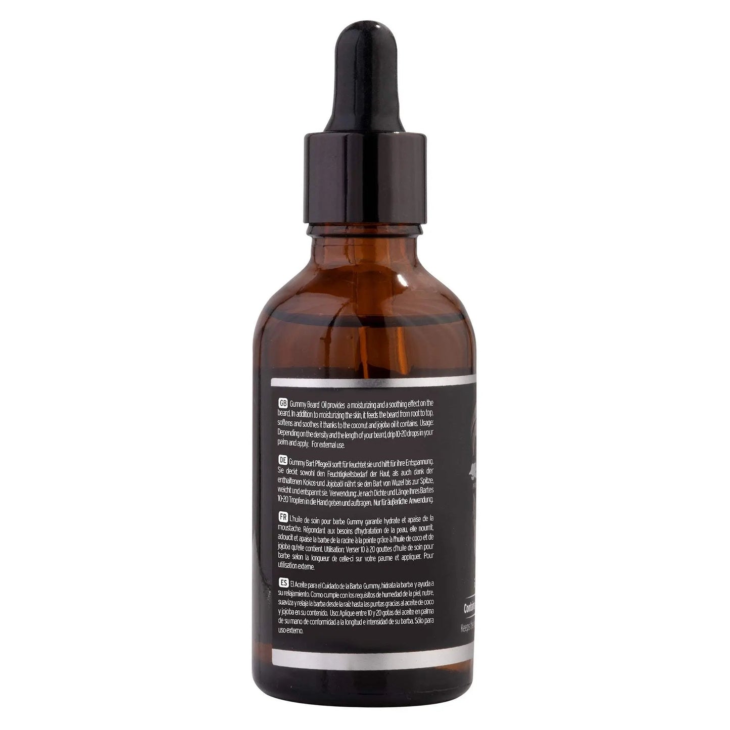 GUMMY SCHNURRBARTÖL 50 MLWIE BENUTZT MAN:
Legen Sie drei bis fünf Tropfen Bartöl in die Handflächen und massieren Sie es in einer Abwärtsbewegung in Ihren gesamten Bart. Tun Sie dies, wenn IgummyOnKozmetikGUMMY SCHNURRBARTÖL 50 ML