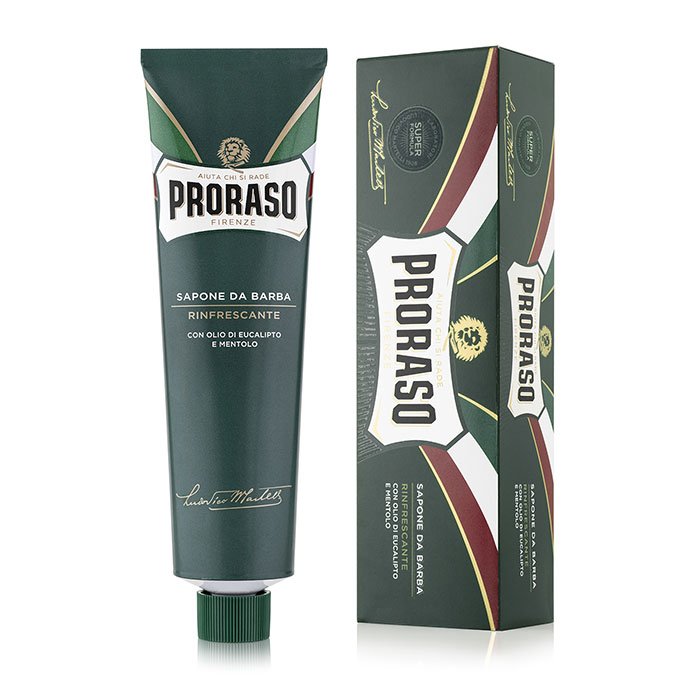 Proraso Green Line Rakkräm med Mentol och Eukalyptus, 150 ml