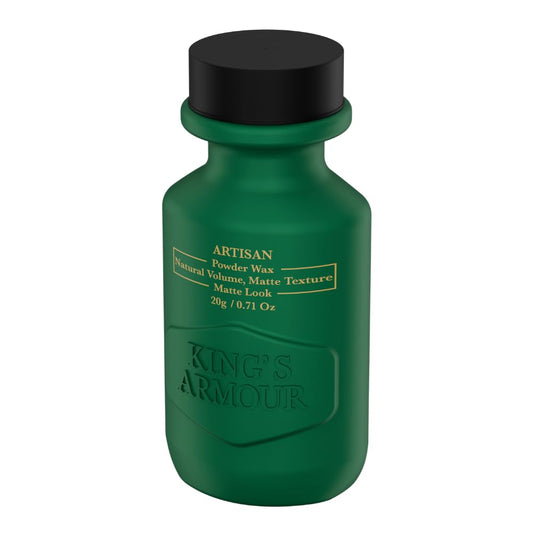 King's Armour Artisan Hair Powder Wax: Natural Volume, Strong Hold, Matte Finish