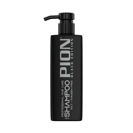 Pion Black Edition Keratin Repair Shampoo for Dry, Damaged, Color-Treated Hair