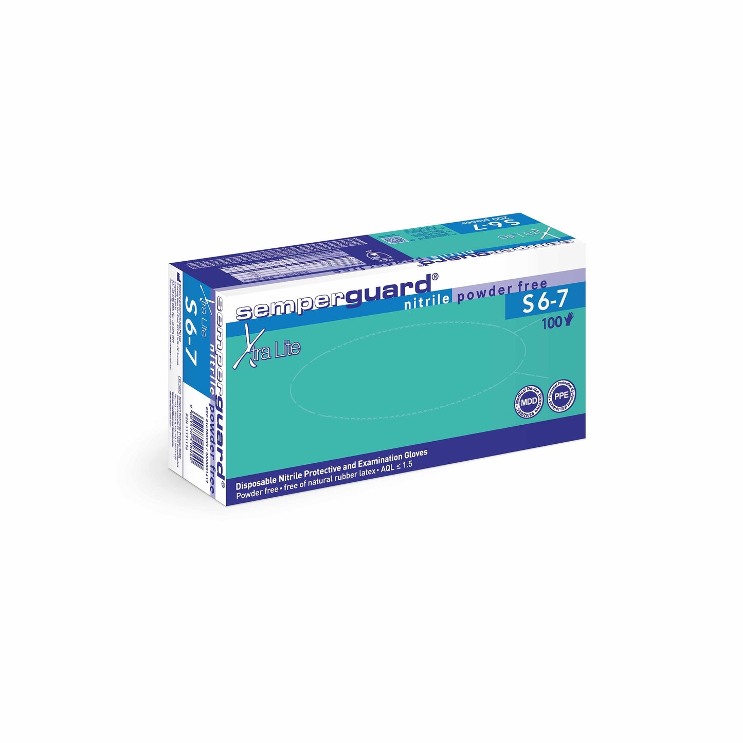 Semperguard Xtra lite Nitril - Small (S/6-7)