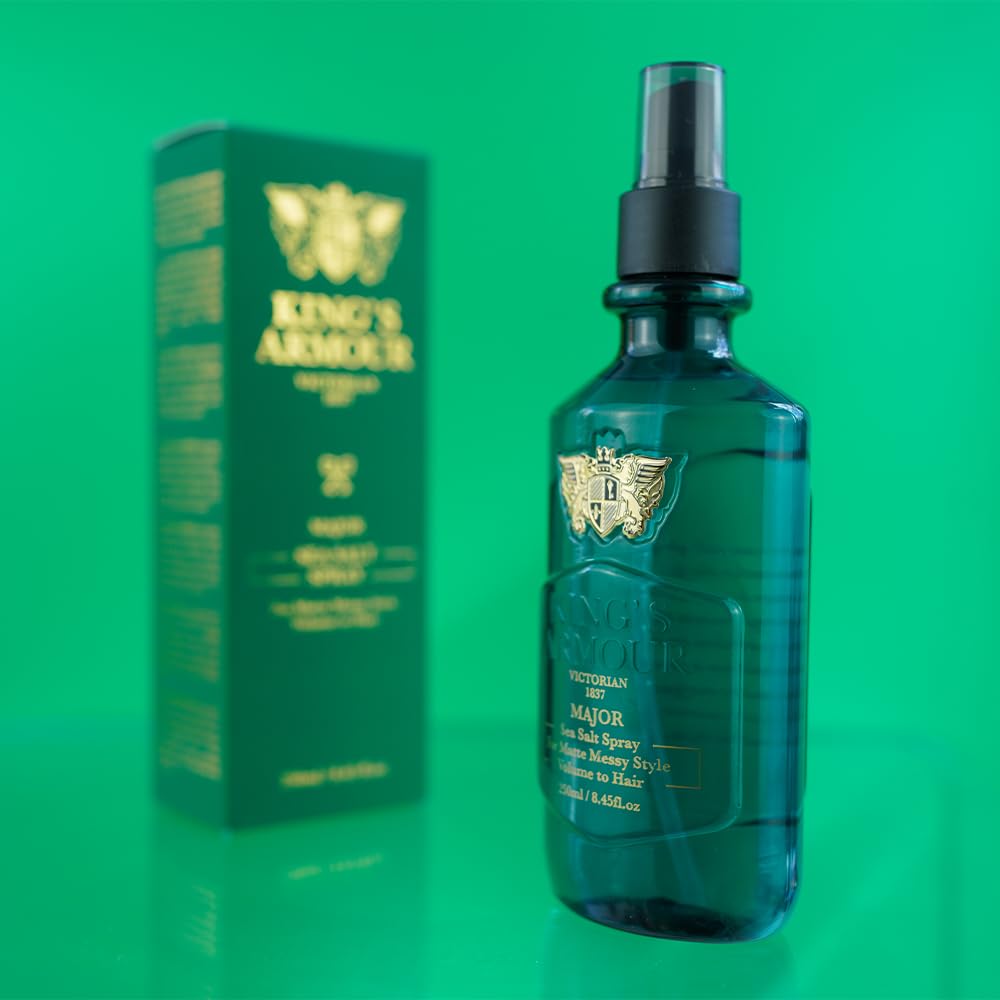 King's Armour Sea Salt Hair Spray: Ultimate Volume, Matte Texture, Beach Waves