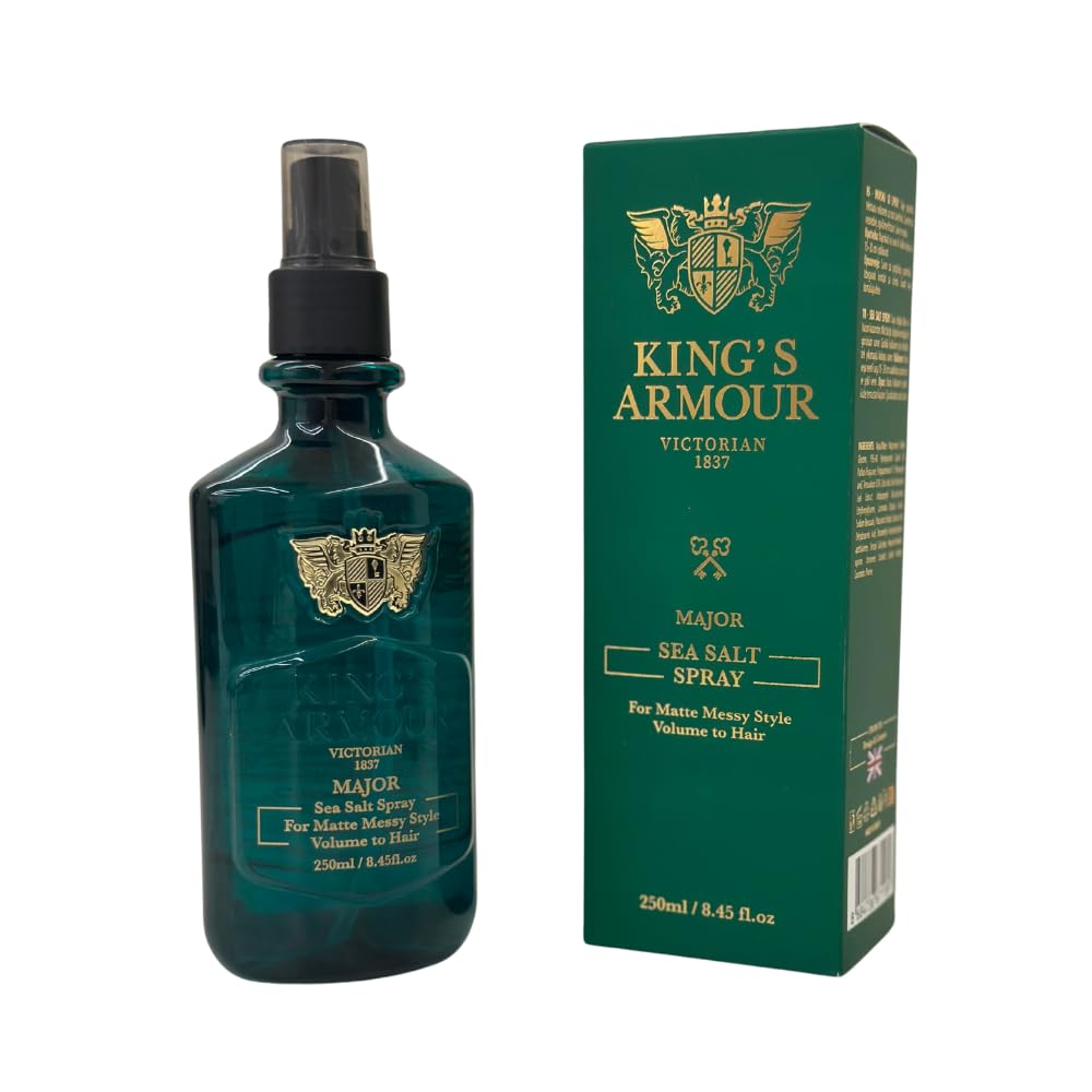 King's Armour Sea Salt Hair Spray: Ultimate Volume, Matte Texture, Beach Waves