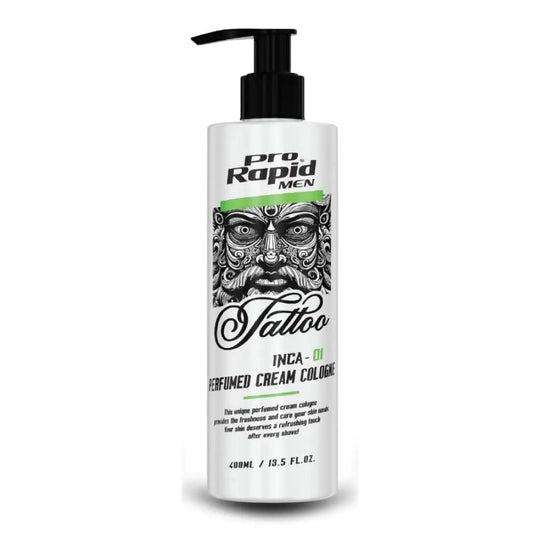 Pro Rapid Tattoo Series Inca – 01 After Shave Perfumed Cream Cologne –Die After Shave Perfumed Cream Cologne aus der Pro Rapid Tattoo Series Inca vereint die beruhigende Wirkung einer feuchtigkeitsspendenden Creme mit dem langanhaltendHair careProrapidOnKozmetikPro Rapid Tattoo Series Inca