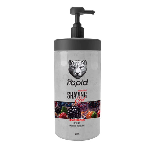 Pro Rapid Shaving Gel: Milford Sound Forest Fruit, Smooth, No Irritation