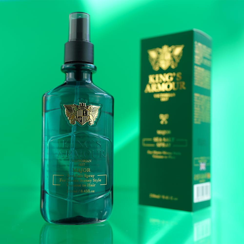 King's Armour Sea Salt Hair Spray: Ultimate Volume, Matte Texture, Beach Waves