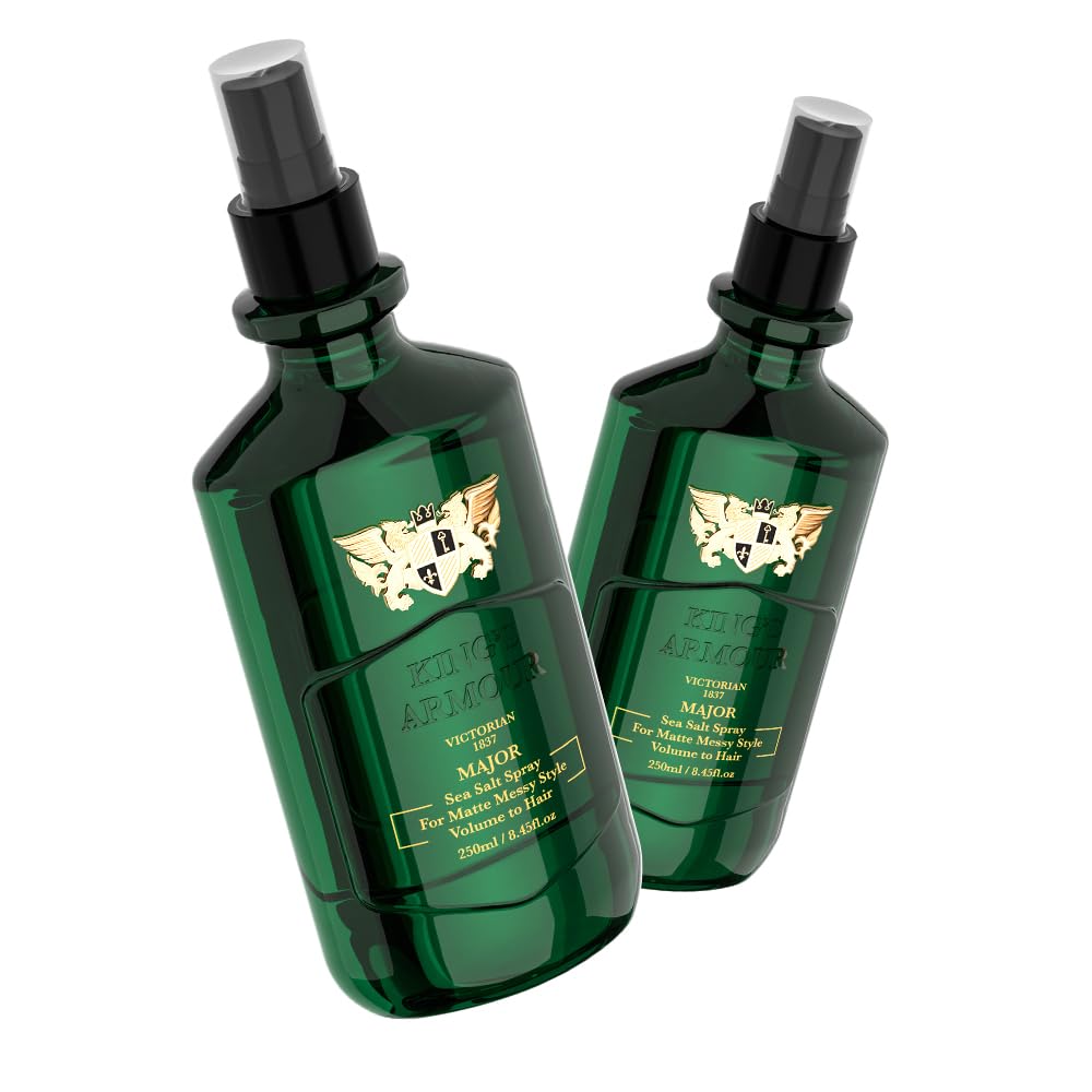 King's Armour Sea Salt Hair Spray: Ultimate Volume, Matte Texture, Beach Waves