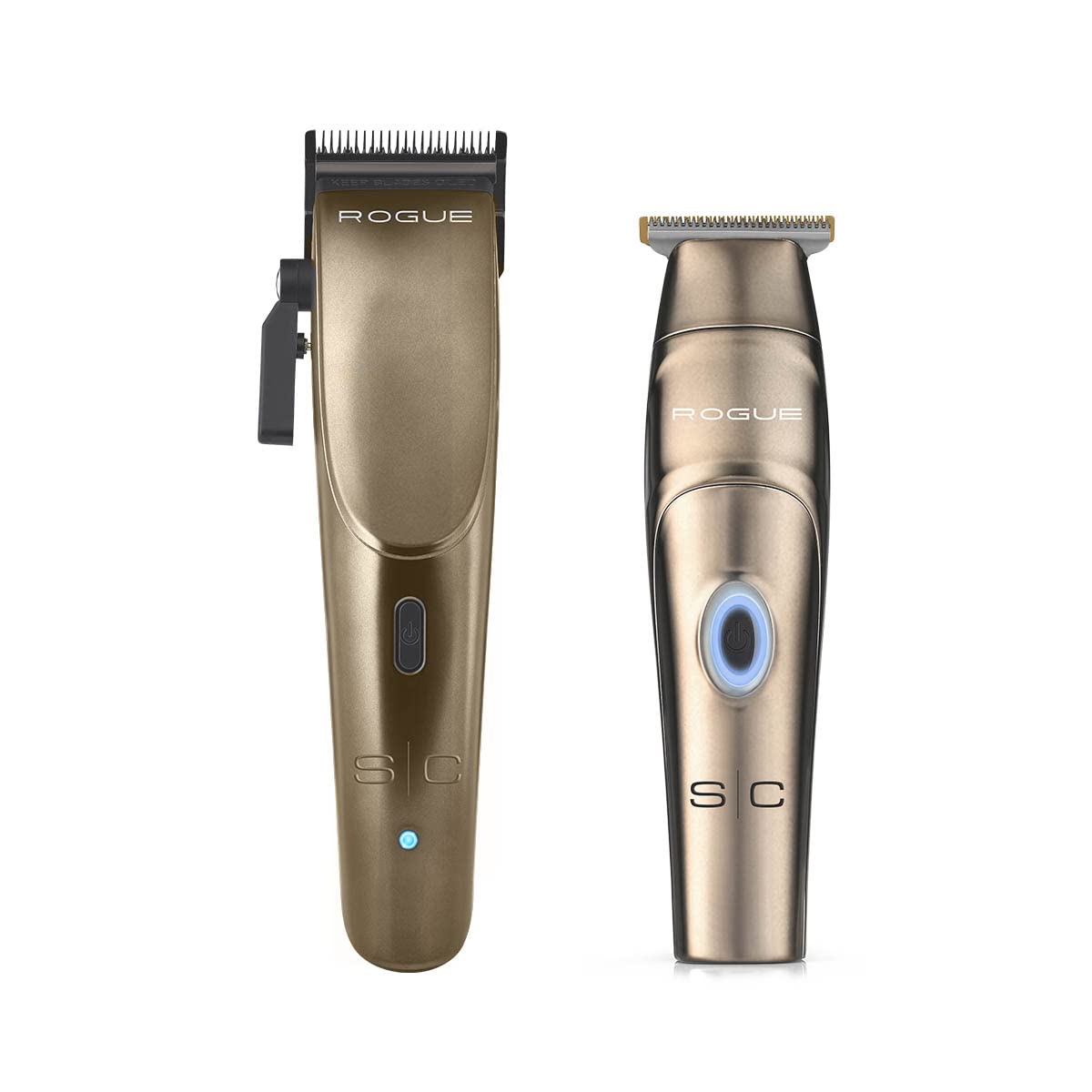 StyleCraft Rogue Professional 9V Magnetic Motor Cordless Clipper Trimmer Combo Matte Gunmetal