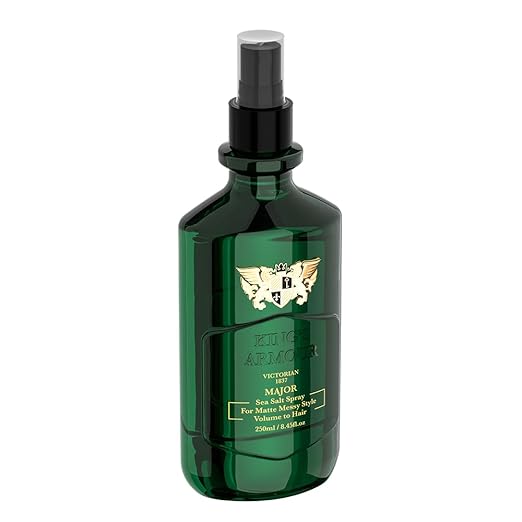 King's Armour Sea Salt Hair Spray: Ultimate Volume, Matte Texture, Beach Waves