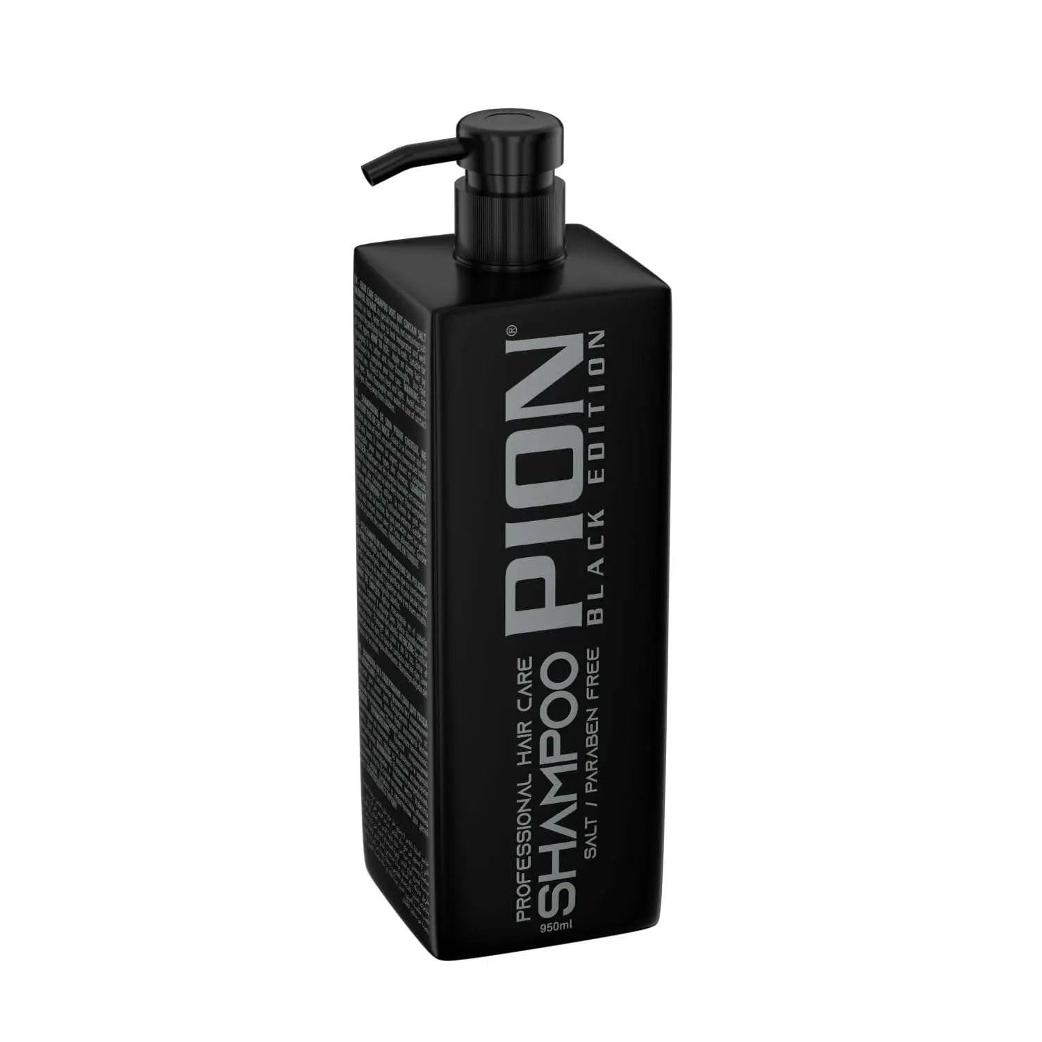 Pion Black Edition Keratin Shampoo 950ml for Dry Damaged Hair, Sulfate-Free