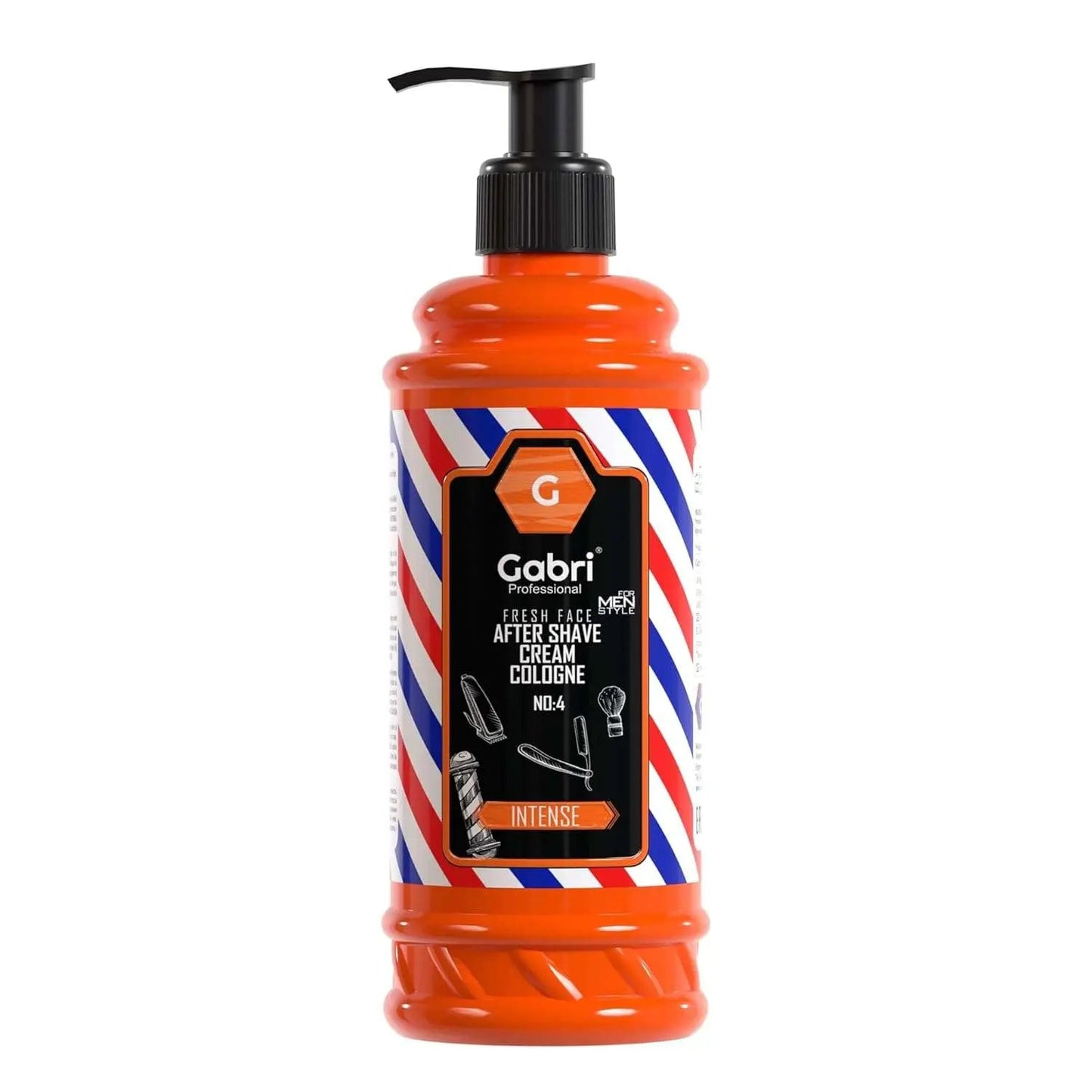 Gabri After Shave Cream & Cologne 2in1 - 400ml bottle for soothing moisture and refreshing scent.