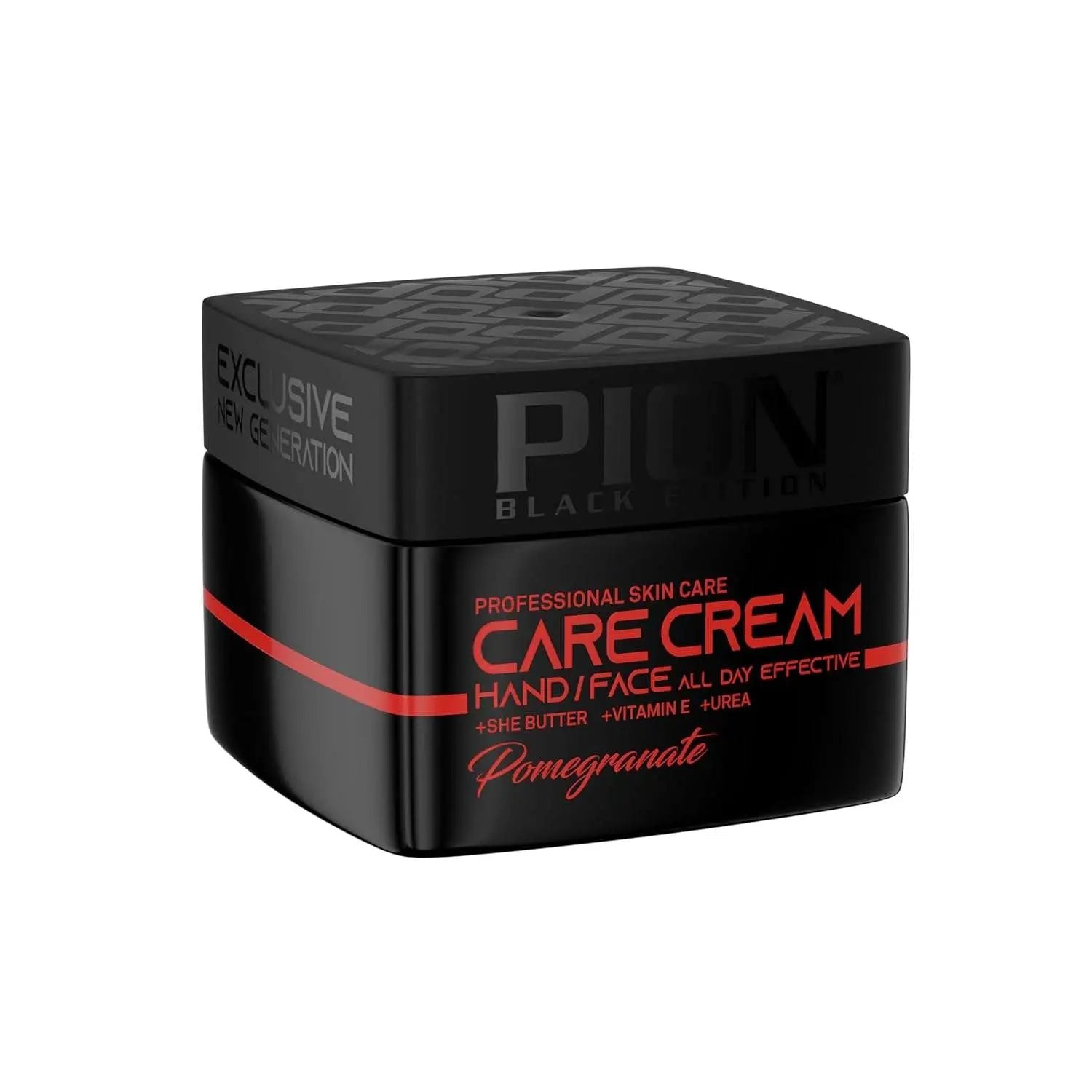 Pion Black Edition Hydrating Hand & Face Cream, Lightweight, Fast-Absorbing Formula