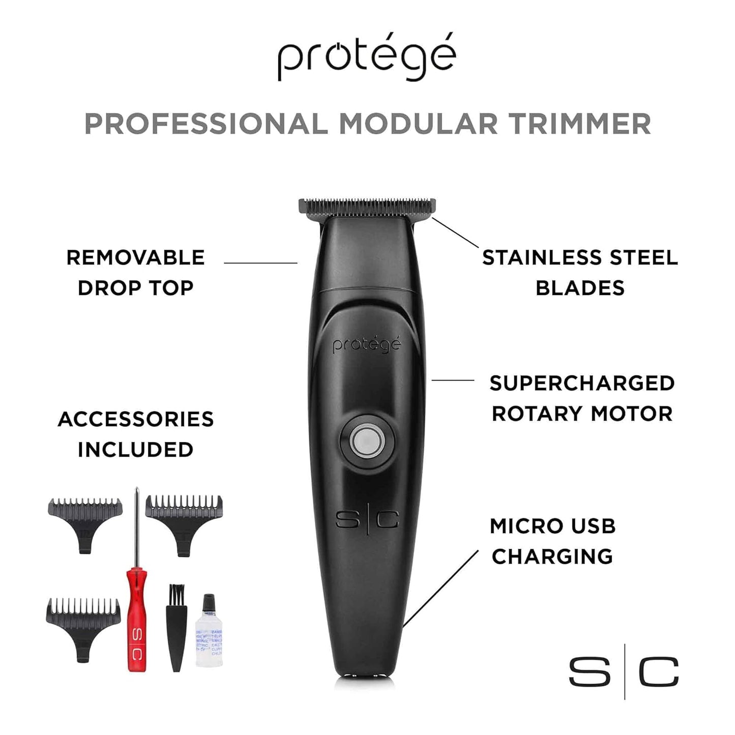 Stylecraft Protégé Cordless Hair Clipper & Trimmer Set: Professional Precision Grooming