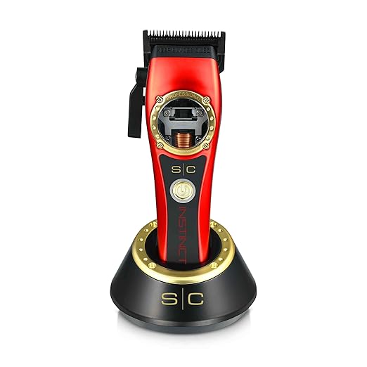 Stylecraft Instinct Professional Cordless Hair Clipper: Vector Motor, Torque Control, Modular Lids