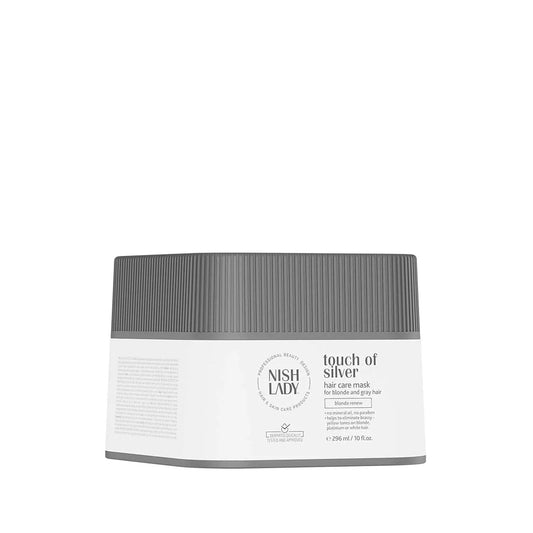Nishlady Touch Of Silver Toning Hair Mask for Blonde Gray Platinum Hair