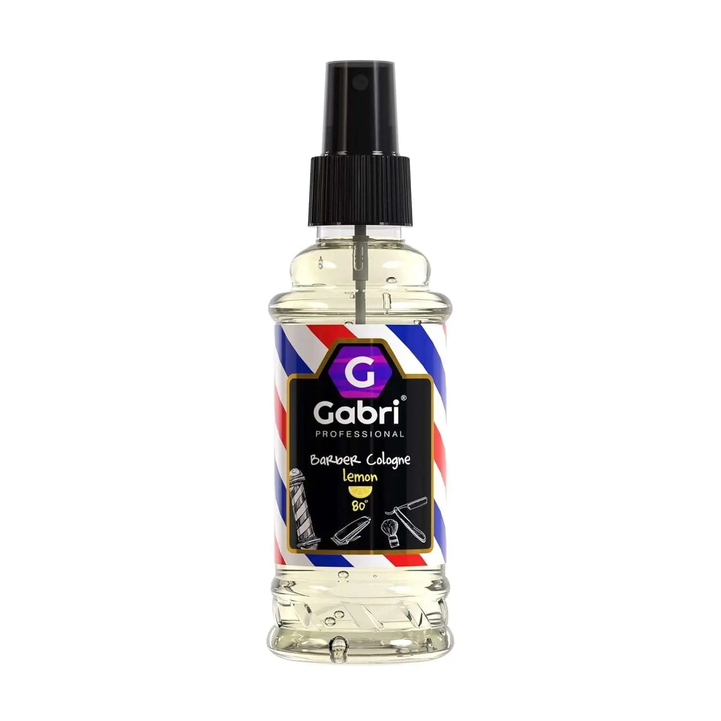 Gabri Barber Cologne – After Shave Spray for Men 150 ml bottle with pump dispenser and barber-style design.