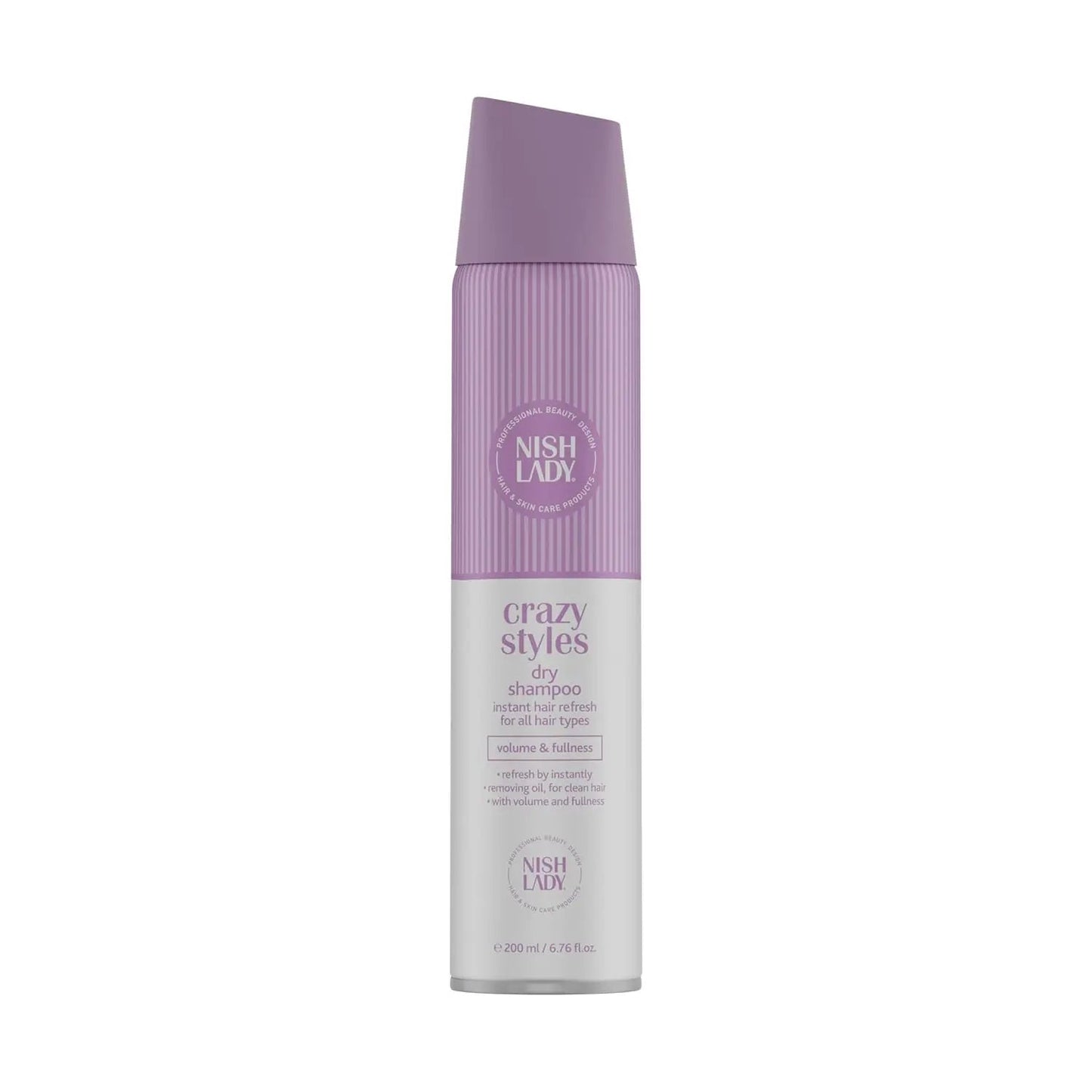 NishLady Crazy Styles Volume-Boosting Magic Dry Shampoo for Instant Hair Refresh