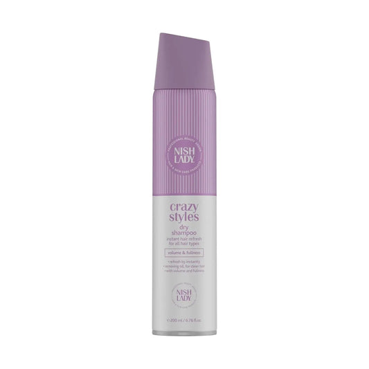 NishLady Crazy Styles Volume-Boosting Magic Dry Shampoo for Instant Hair Refresh
