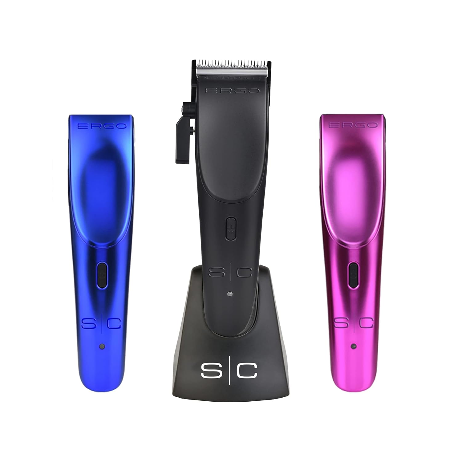 StyleCraft Ergo Pro Cordless Magnetic Clipper Kit with 5 Guards & Lids