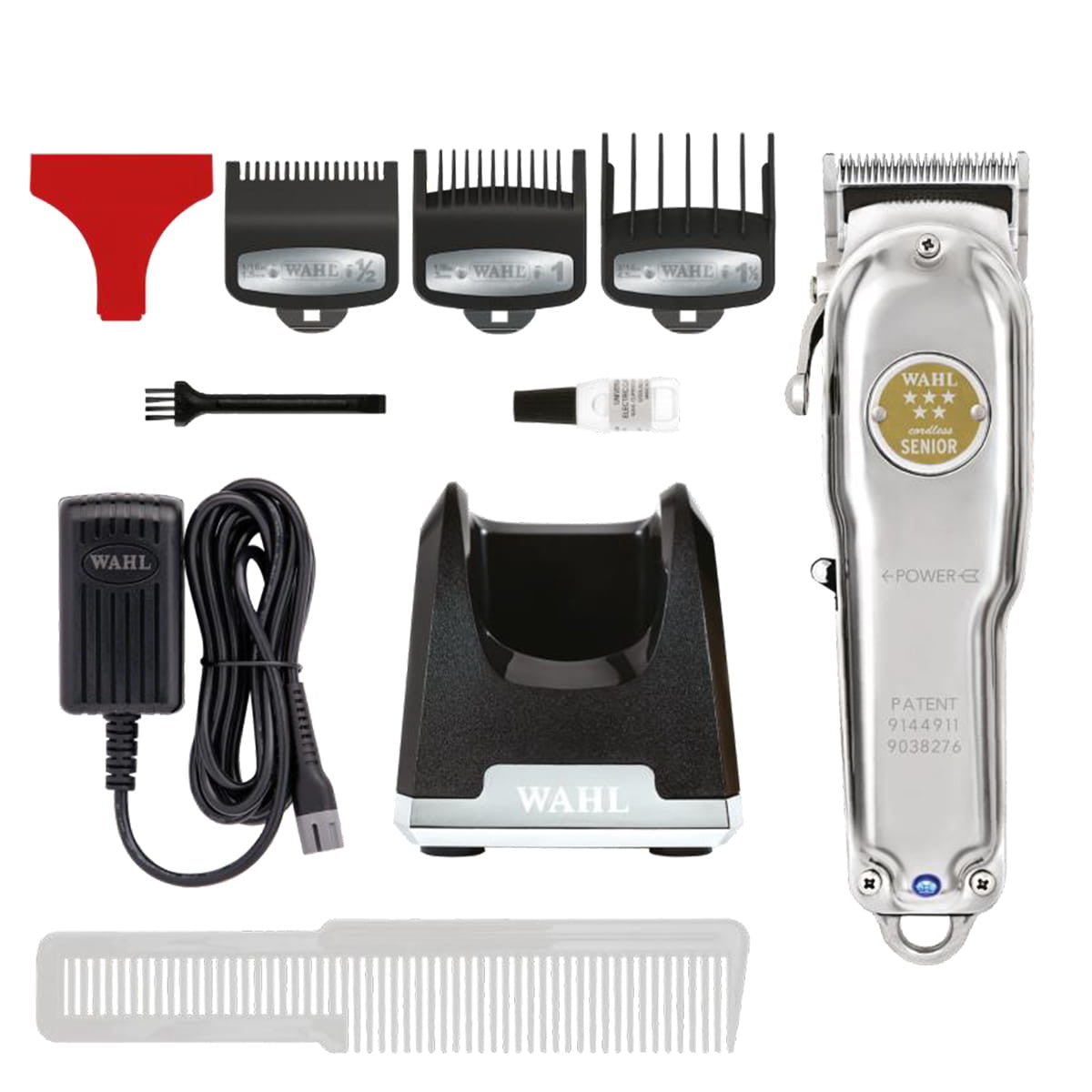 Wahl Cordless Senior Metal Edition Professional Hair Clipper: Ergonomic, Powerful Li-Ion