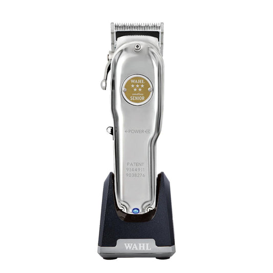 Wahl Cordless Senior Metal Edition Professional Hair Clipper: Ergonomic, Powerful Li-Ion
