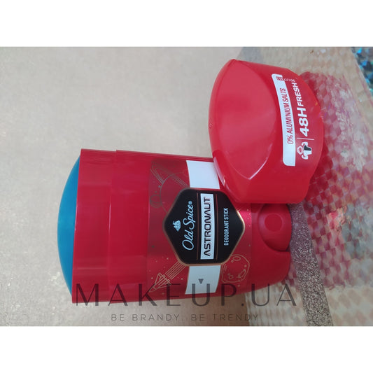 Old Spice Astronaut Aluminum-Free Deodorant Stick for Men 48-Hour Freshness