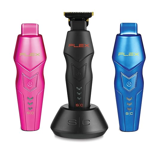 STYLECRAFT Flex Professional Cordless Hair Trimmer: Super-Torque Motor, Modular Lids