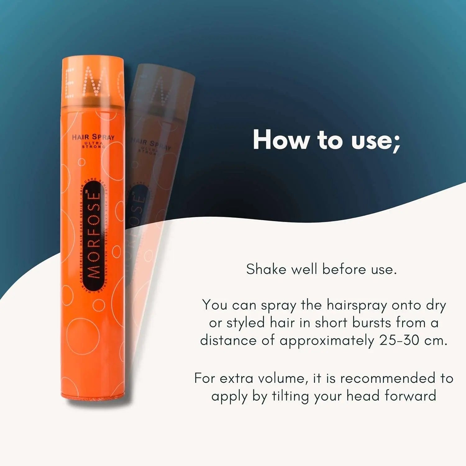 Morfose Ultra Strong Hairspray 400ml: Firm Hold, Non-Sticky, Frizz Control