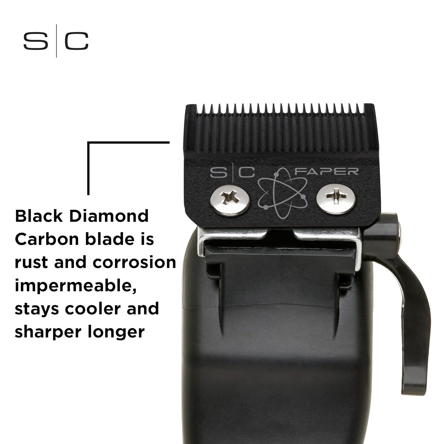 StyleCraft Absolute Alpha Professional Modular Cordless Hair Clipper Black Diamond Faper Blade