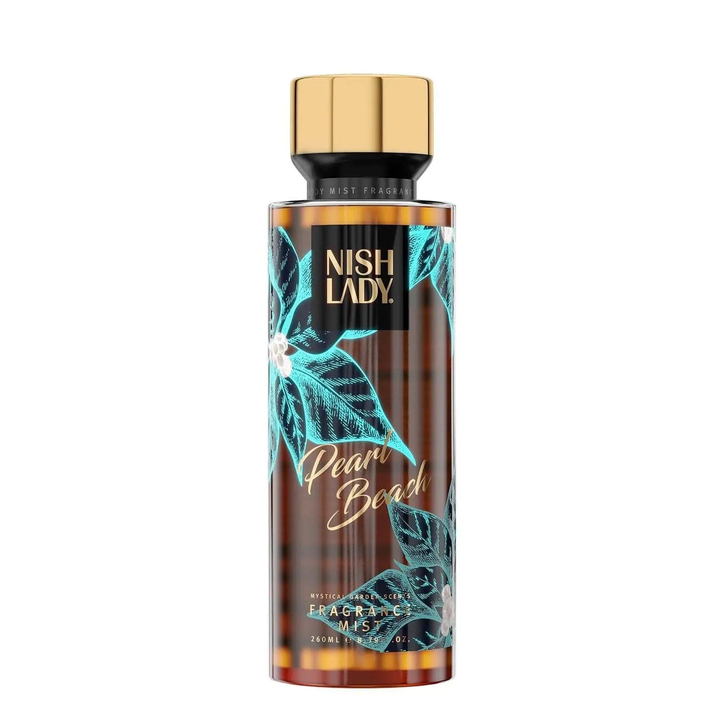 NishLady Body Mist 260 ml bottle with elegant and fresh fragrance design.