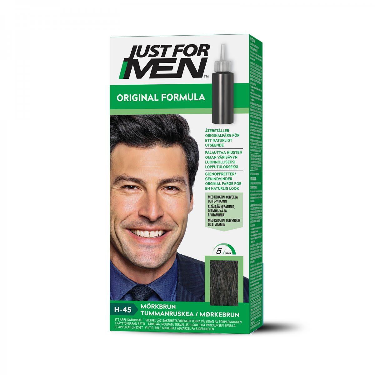 Just For Men Hårfärg - Dark Brown-Black