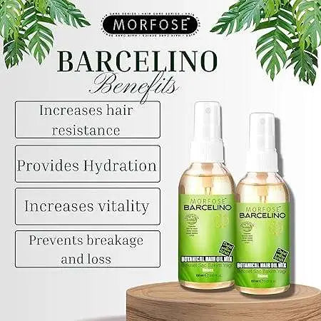 Morfose Barcelino Hair Care Oil: Deeply Nourishing, Frizz-Free Shine, 5.07 fl oz