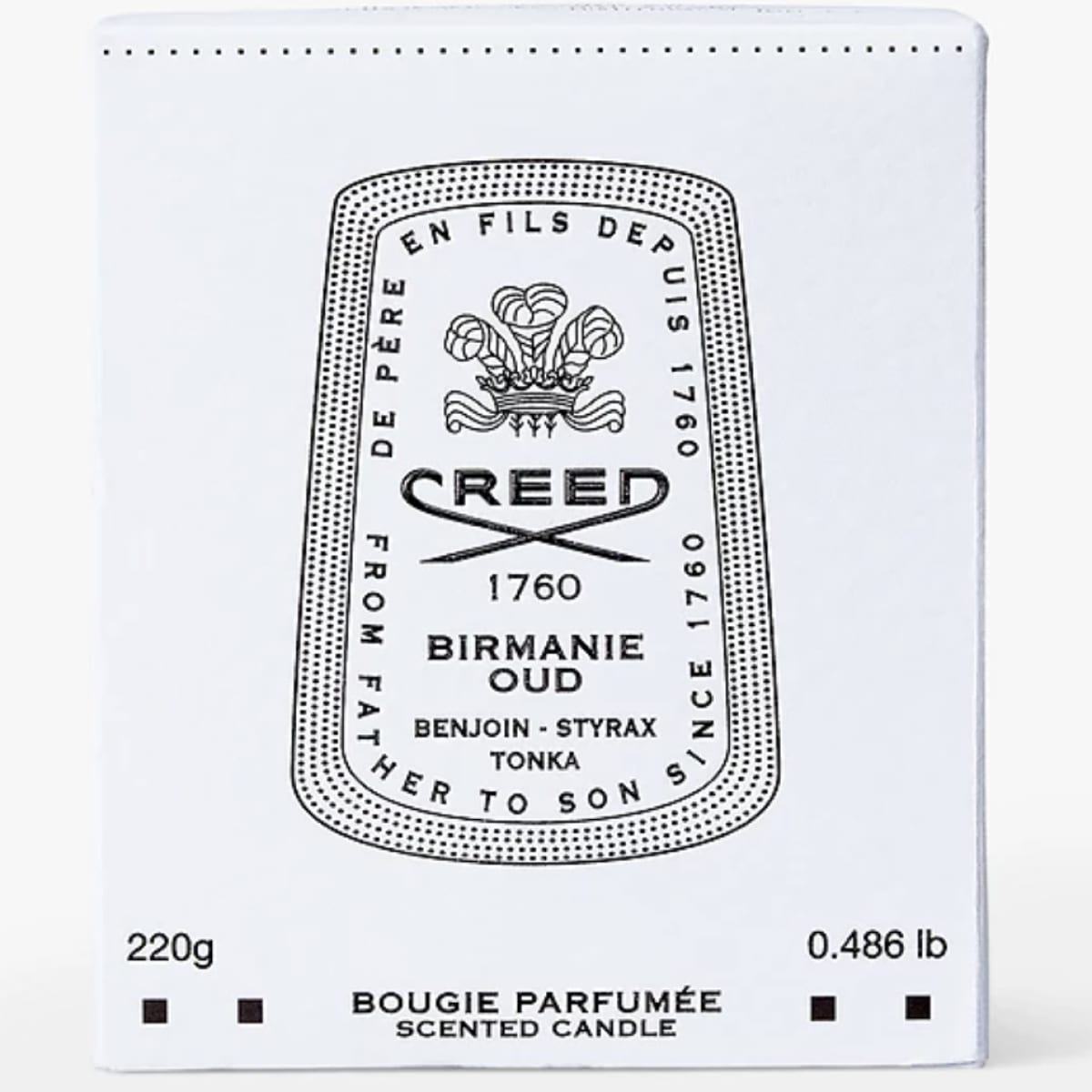 Creed Ambiance Birmanie Oud Candle 220 gr