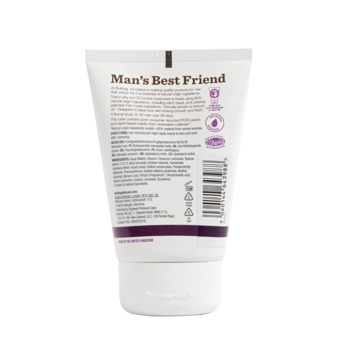Bulldog Oil Control Moisturiser
