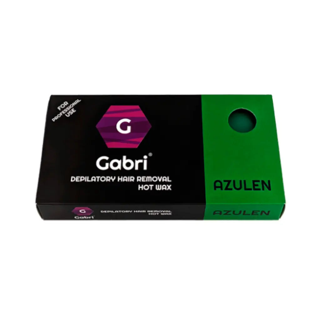 Gabri Professional Depilatory Hair Removal Hot Wax 500ml packaging.