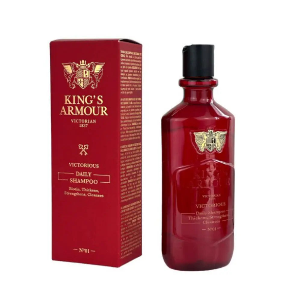King's Armour VICTORIOUS Daily Shampoo: Biotin, Thickens, Strengthens, Cleanses Hair