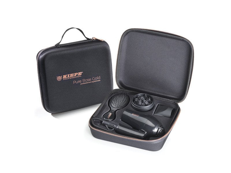 Kiepe Pure Rose Gold Travel Hair Dryer Set 8330