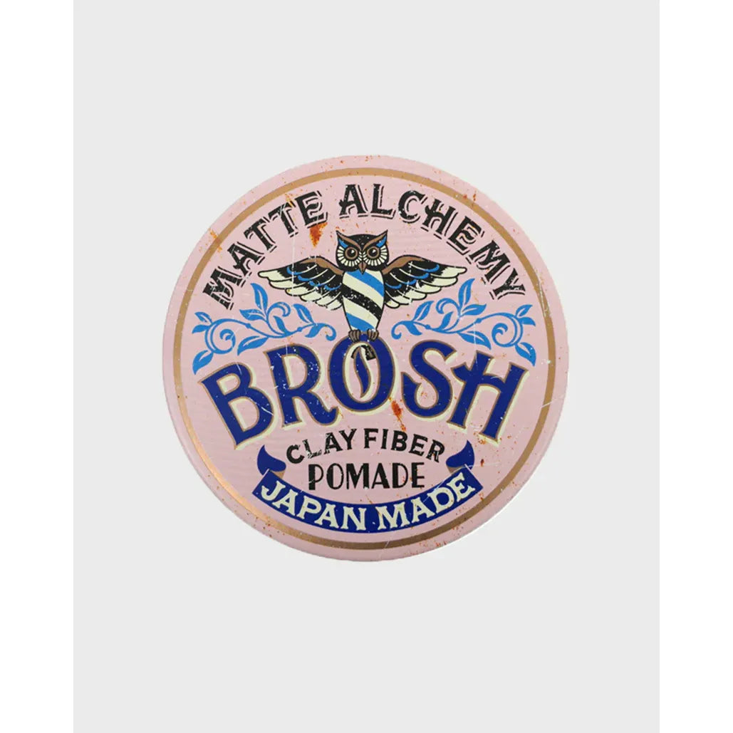 Brosh Clay Fiber Pomada Matt Finish för Hårstyling 290 g