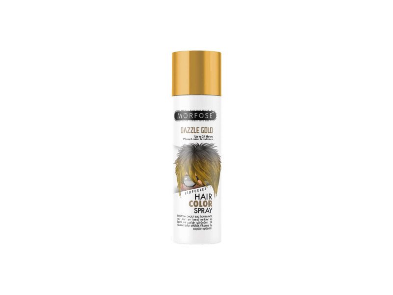 Morfose Dazzle Gold Hair Color Spray - 150ml