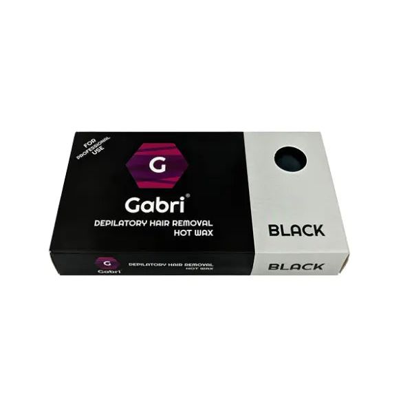 Gabri Professional Depilatory Hair Removal Hot Wax 500ml packaging.