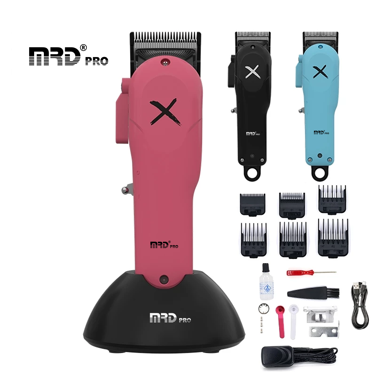 MRD Pro 3969-X Hårklippare - Professionell Precision med Vector-Motor