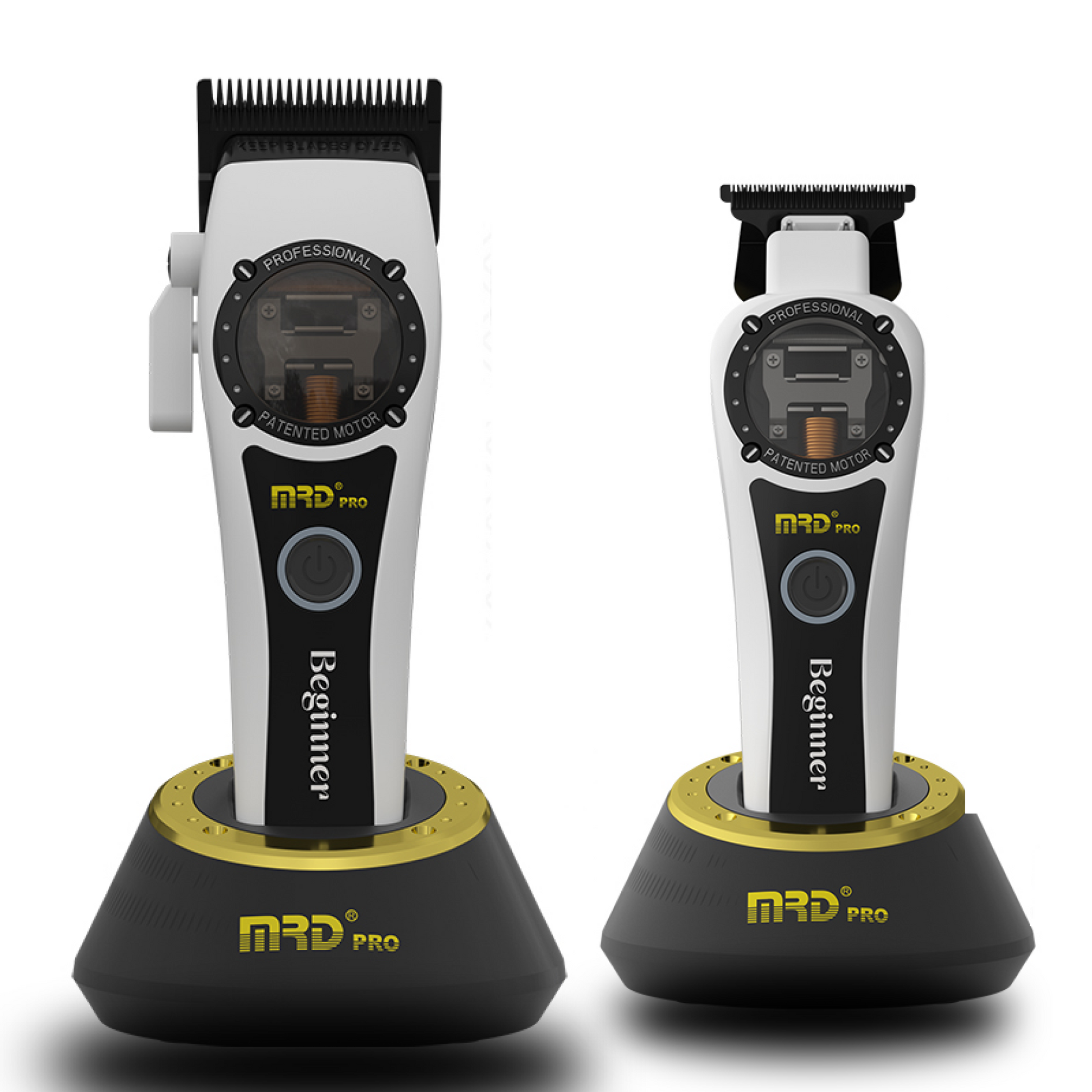 MRD Pro HC-999 Hårtrimmer med Höghastighetsmotor, Vit