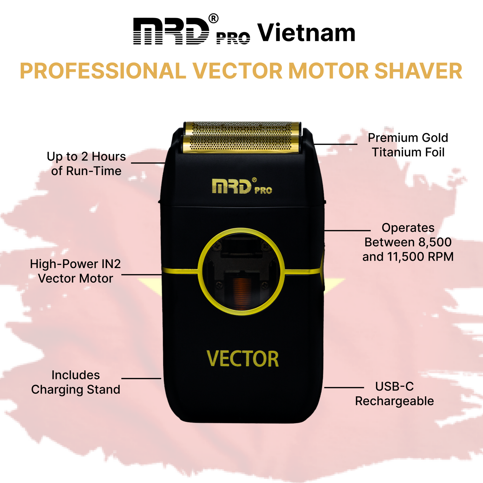 MRD Pro ZB-999 Professionell Folierakapparat med IN2 Vector Motor