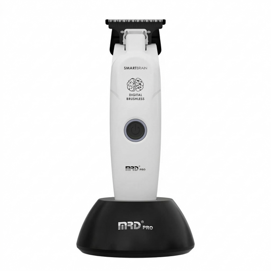 MRD Pro GMT 3969ST-WHITE Kanttrimmer med Ultra-närgående Roterande Motor