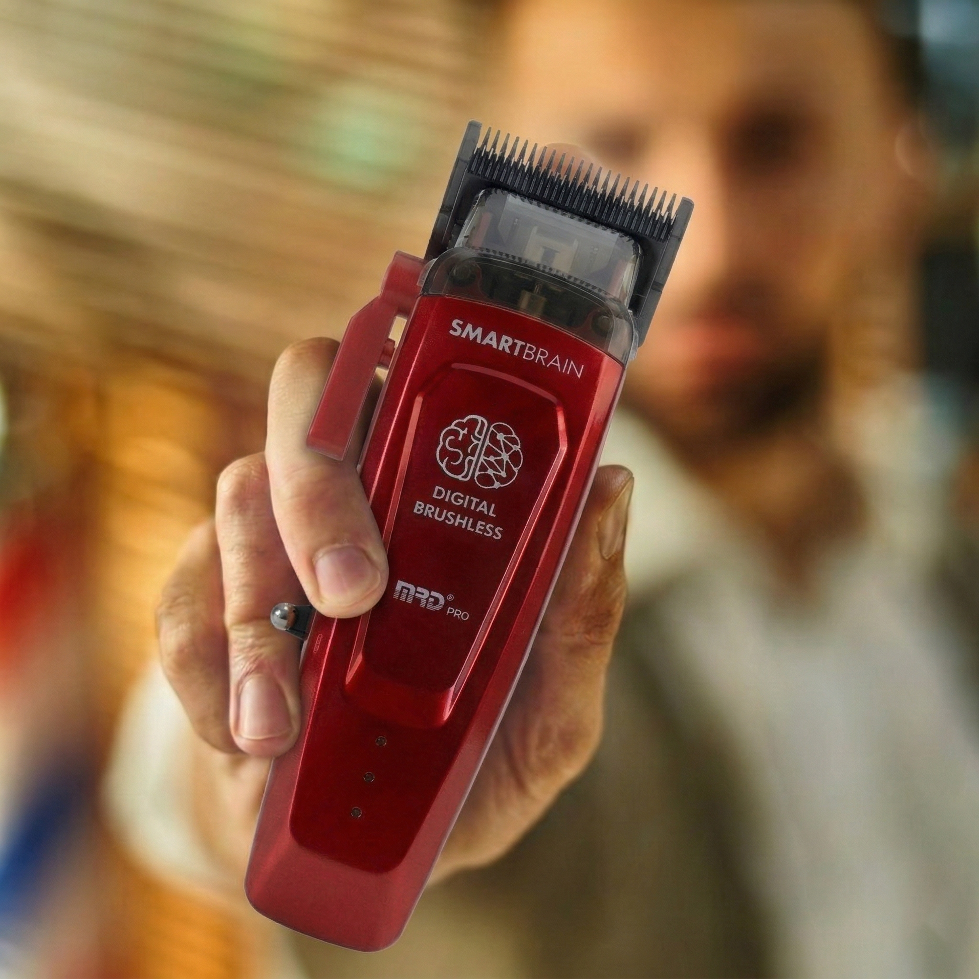 MRD Pro Smart Brain HC 90-4 Hårklippare i Burgunder