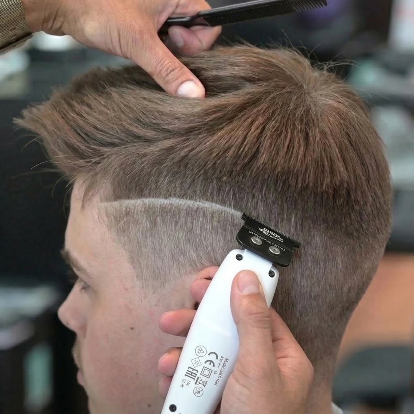 MRD Pro GMT 90-4 Trimmer, Vit Professionell Hårtrimmer