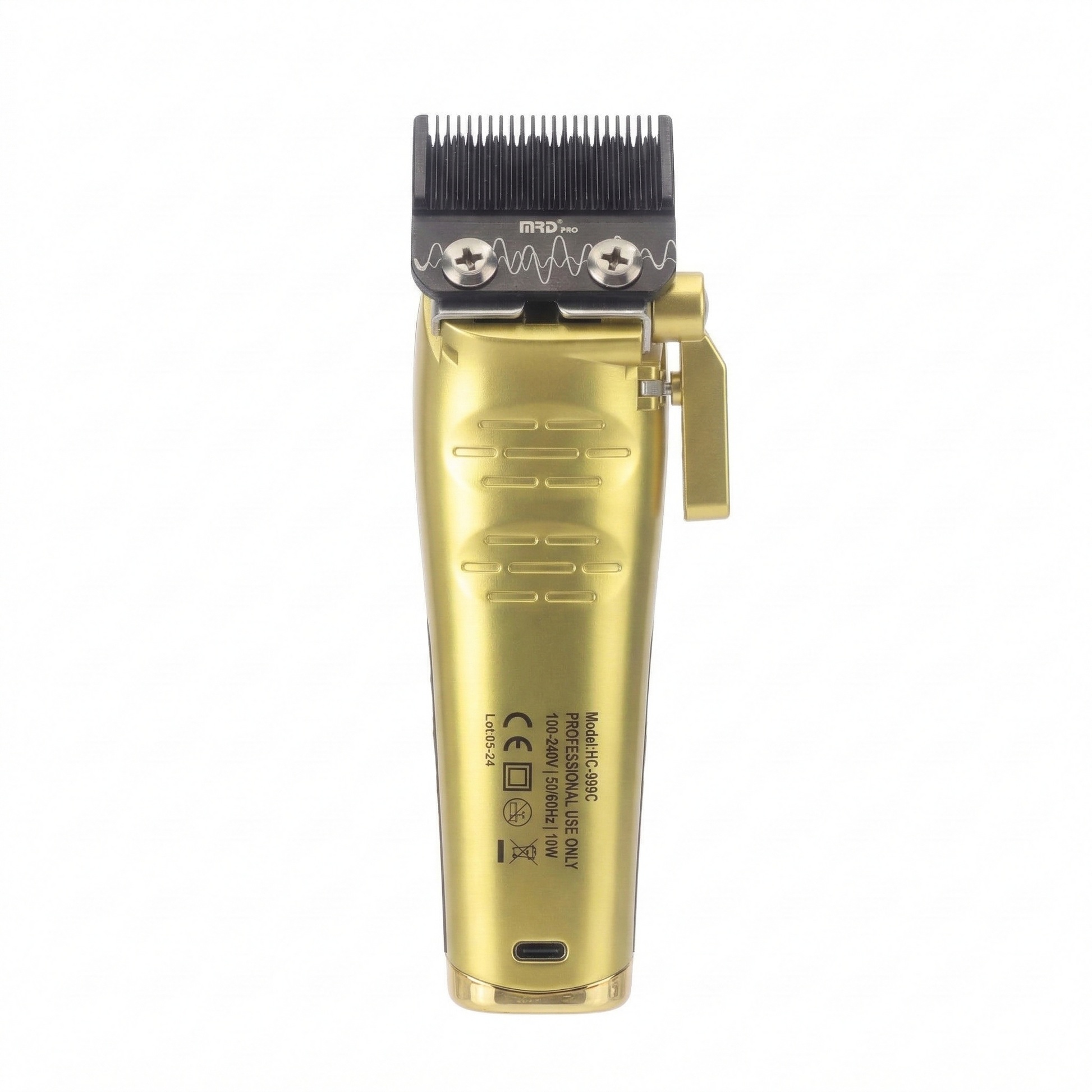 MRD Pro HC-999 XPRO-GOLD Professionell Hårklippare med DLC-skär